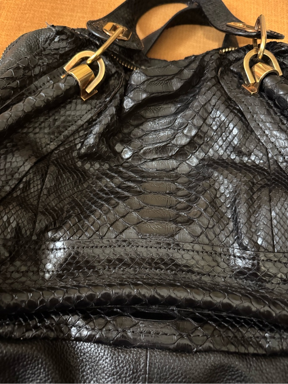 Authentic Chloe Python Paraty handbag - Picture 2 of 8